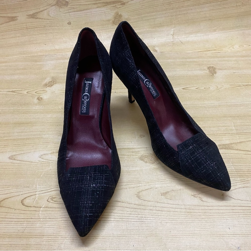 James Carletons Made in Italy Pumps Heels Pointed Toe Womens Shoes 6.5 / 36.5